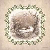 Winter Scene Engraving Fine Art Print