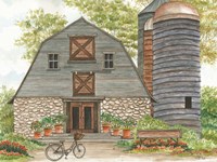 Bluebird Barn Fine Art Print