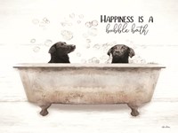 Happiness is a Bubble Bath Framed Print