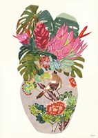 Tropical Vase II Fine Art Print