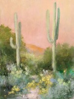 Sunrise Desert I Fine Art Print