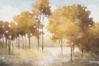 Autumn Lake Gold Fine Art Print
