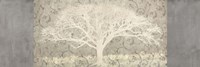 Grey Brocade Panel Fine Art Print