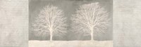 Trees on Grey panel Fine Art Print