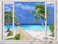 Plage Tropicale Fine Art Print