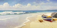 Onde Sulla Spiaggia Fine Art Print