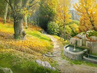 Ristoro sul Sentiero Fine Art Print