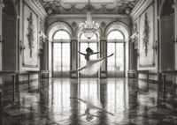 Ballerina in a Palace Hall Fine Art Print
