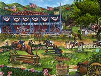 A Day At The Races Fine Art Print