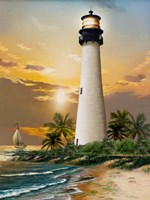 Cape Florida Lighthouse Fine Art Print