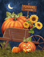 Pumpkins this Way Fine Art Print