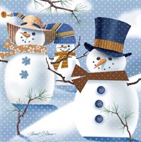 Snow Trio Fine Art Print