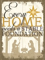 Stable Foundation Fine Art Print