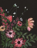 Dark and Moody Florals 1 Fine Art Print