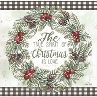 The True Spirit Wreath Fine Art Print