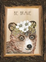 Be Brave Bear Fine Art Print