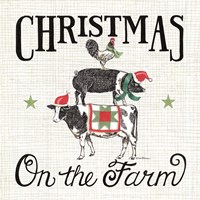 Christmas on the Farm Fine Art Print
