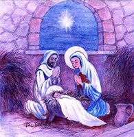 The First Christmas III Fine Art Print