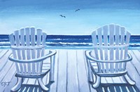 The Beach Chairs Fine Art Print