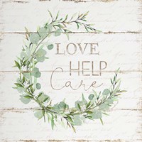 Love Help Care Fine Art Print