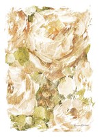Golden Glitter Roses No. 2 Fine Art Print