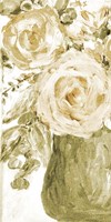 Golden Glitter Vase No. 3 Fine Art Print