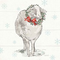 Modern Farmhouse XI Christmas Sq Fine Art Print