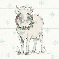Modern Farmhouse X Christmas Sq Fine Art Print