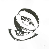 Cantaloupe I BW Framed Print