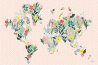 Wild Garden World Blush Fine Art Print