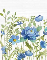Botanical Blue VII Framed Print