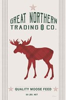 Northern Trading Moose Feed v2 Fine Art Print
