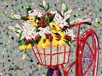 Bicycle Bouquet Fine Art Print