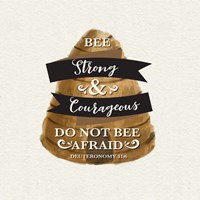 Bee Hive Sentiment I-Strong Fine Art Print
