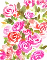 Bunches of Pink Portrait Fine Art Print