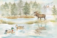 Woodland Reflections landscape II Fine Art Print