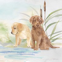 Woodland Dogs II Fine Art Print