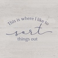 Laundry Room Humor VI-Sort Fine Art Print