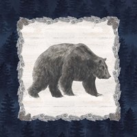 Blue Cliff Mountains I-Bear Framed Print