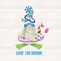 Gnomes of Summer sentiment V-Dream Fine Art Print