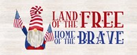 Patriotic Gnomes panel I-Land of the Free Fine Art Print