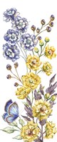 Wildflower Stem panel VI Fine Art Print
