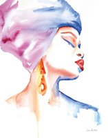 Woman in Purple Fine Art Print
