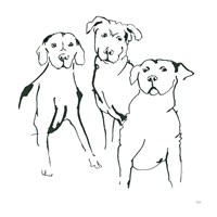 Lovable Mutts II Fine Art Print