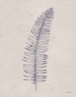 Soft Summer Sketches I Navy Framed Print