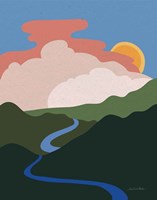 Hills and Valleys I Fine Art Print