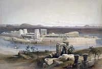 General View of the Island of Philae, Nubia, 1838 Fine Art Print