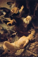 The Sacrifice of Isaac, 1635 Fine Art Print