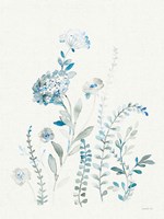 Malmo Garden III Linen Framed Print