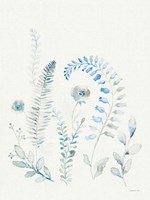 Malmo Garden II Linen Fine Art Print